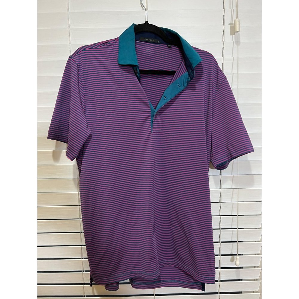 Greyson Mens Memorial‎ Golf Classic Polo Shirt - Size M